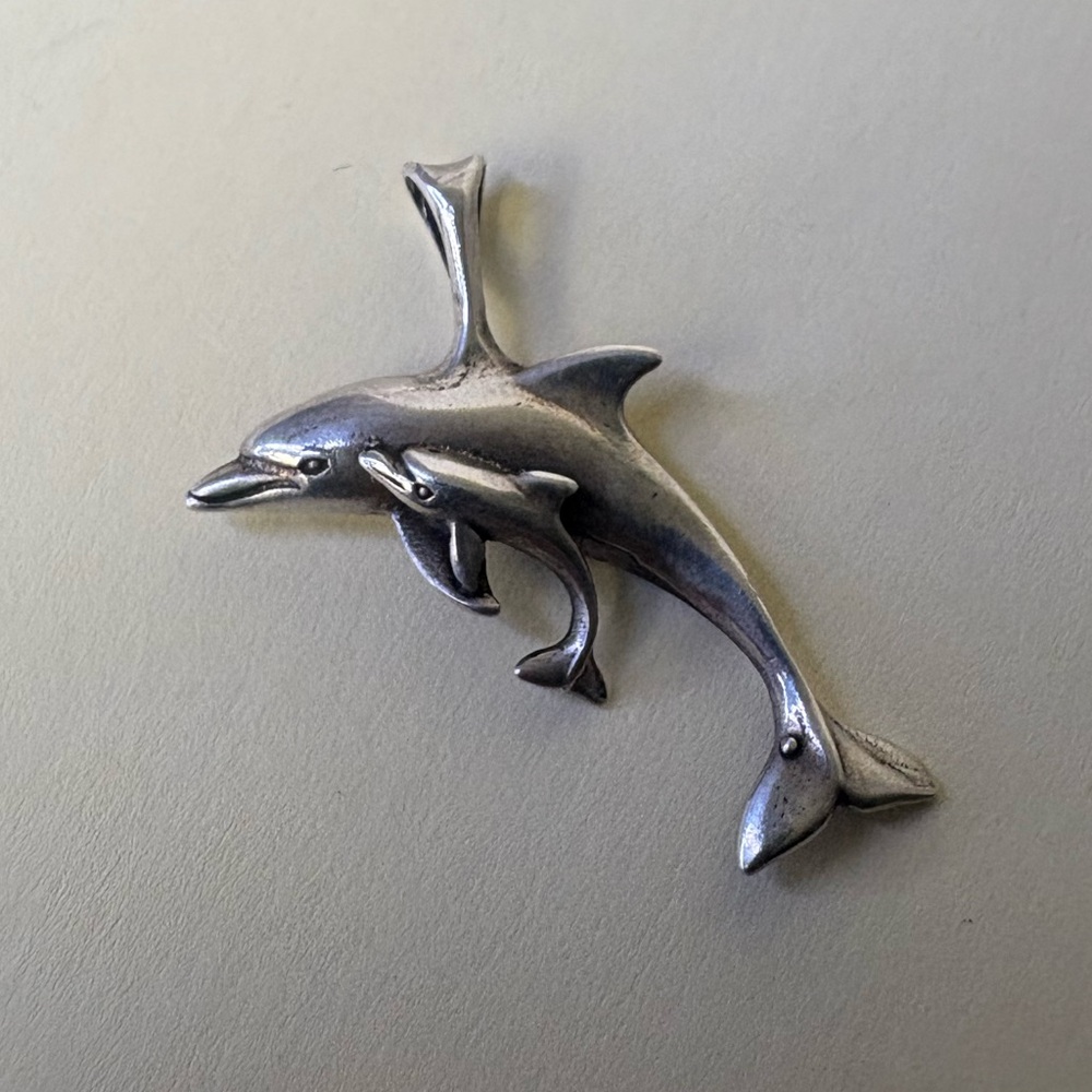 Sterling Silver Dolphin Pendant